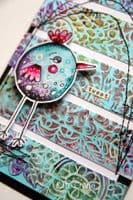 Carabelle Studio - Rubber Stamps - A6 - Silly Birdiesy by Kate Crane